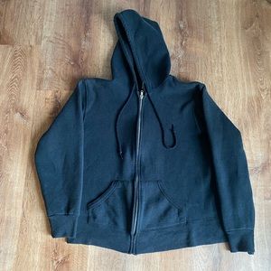 Cropped Blank Zip Up